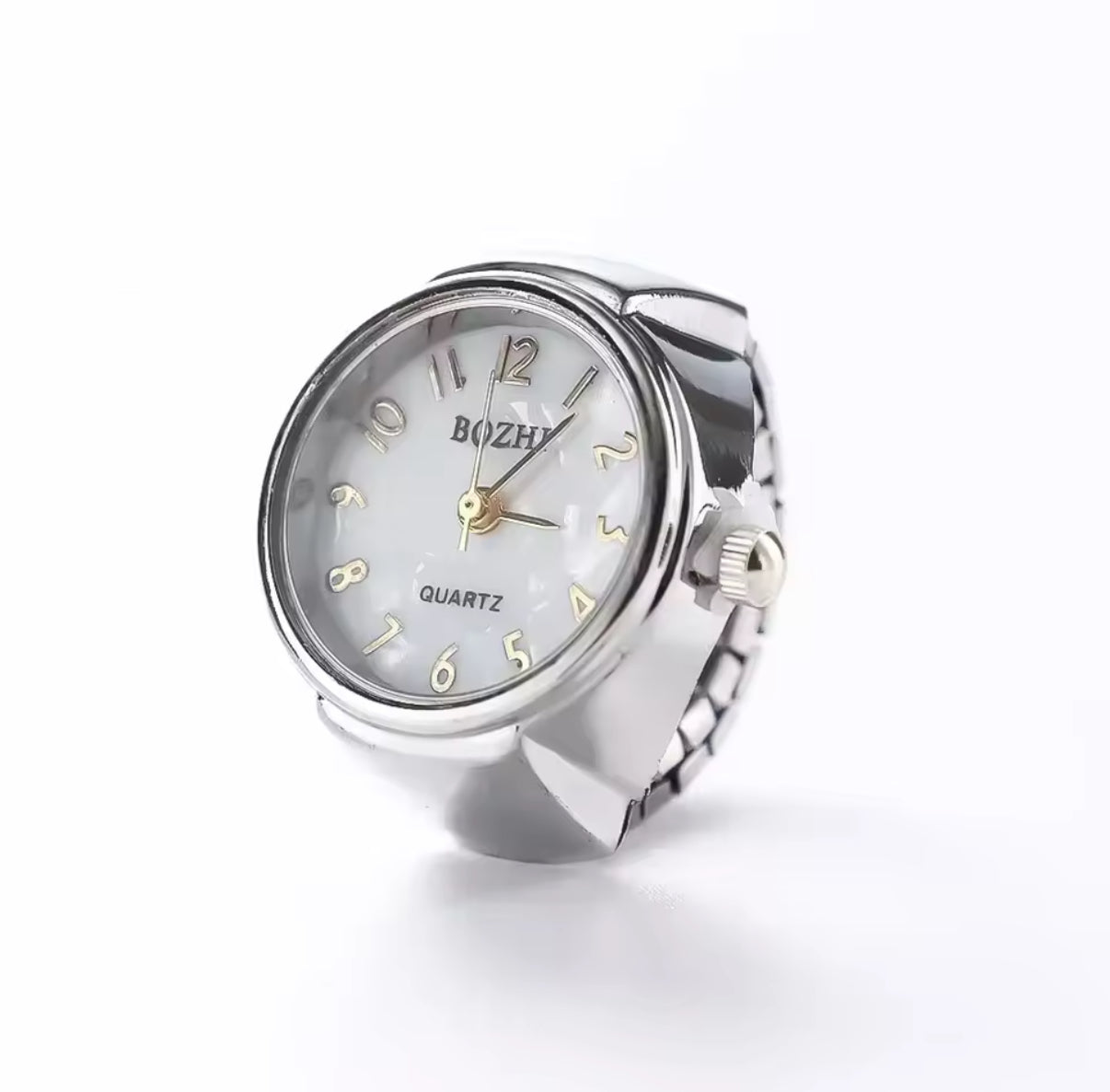 Anillo Reloj Circular Clásico