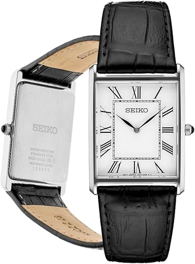 Reloj Seiko SWR049 – Diseño Rectangular Blanco