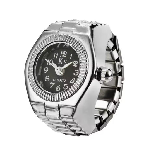 Anillo Reloj Circular Robusto