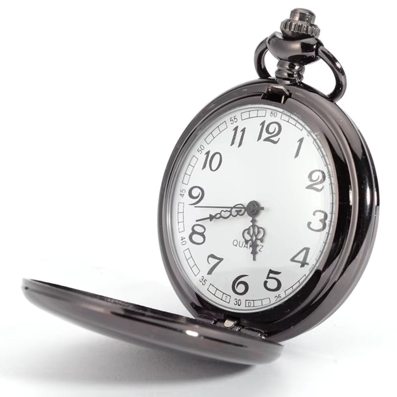 Reloj de Bolsillo Clásico Vintage con Cadena