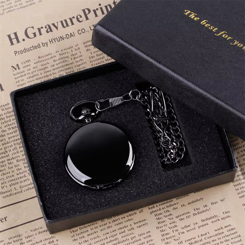 Reloj de Bolsillo Clásico Vintage con Cadena