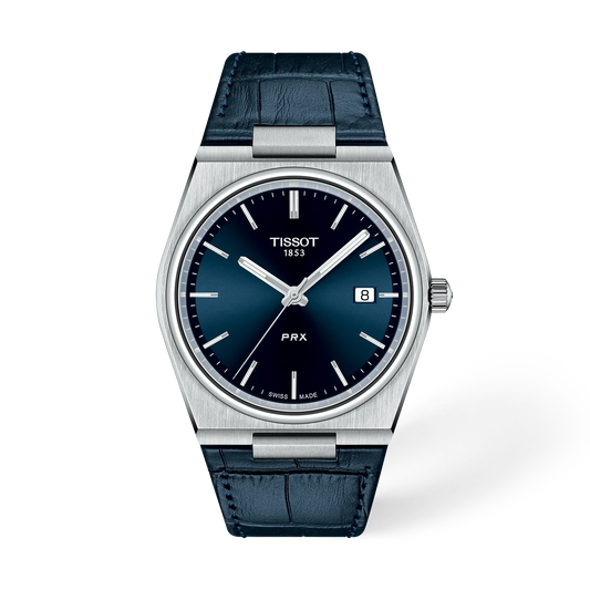 Reloj Tissot PRX Quartz 40mm - Blue Leather Strap